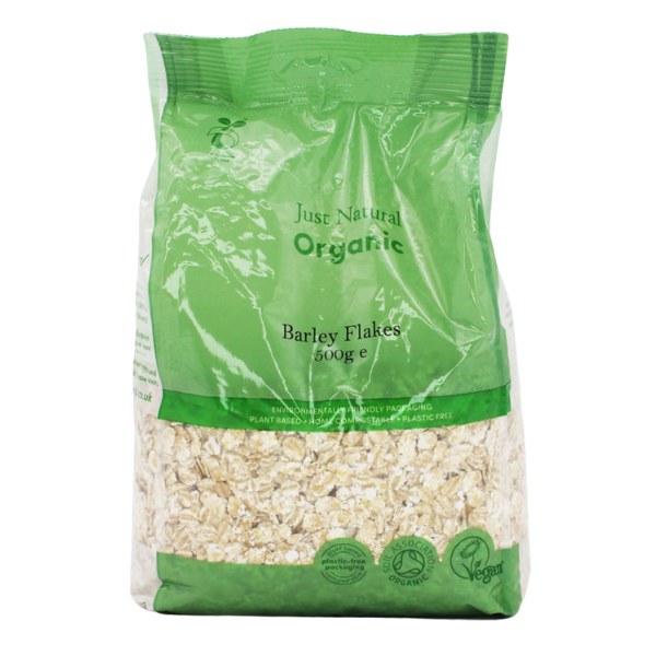 Picture of Just Natural Organic Barley Flakes - 500g
